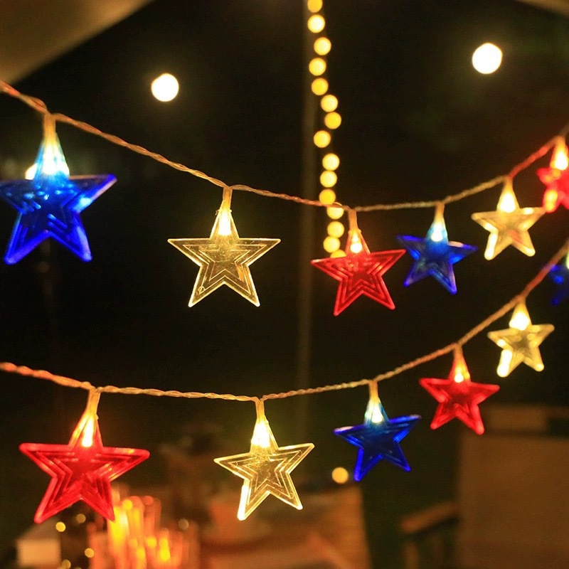 Led Fairy String Lights - 3Color Star LED String Lights Warm