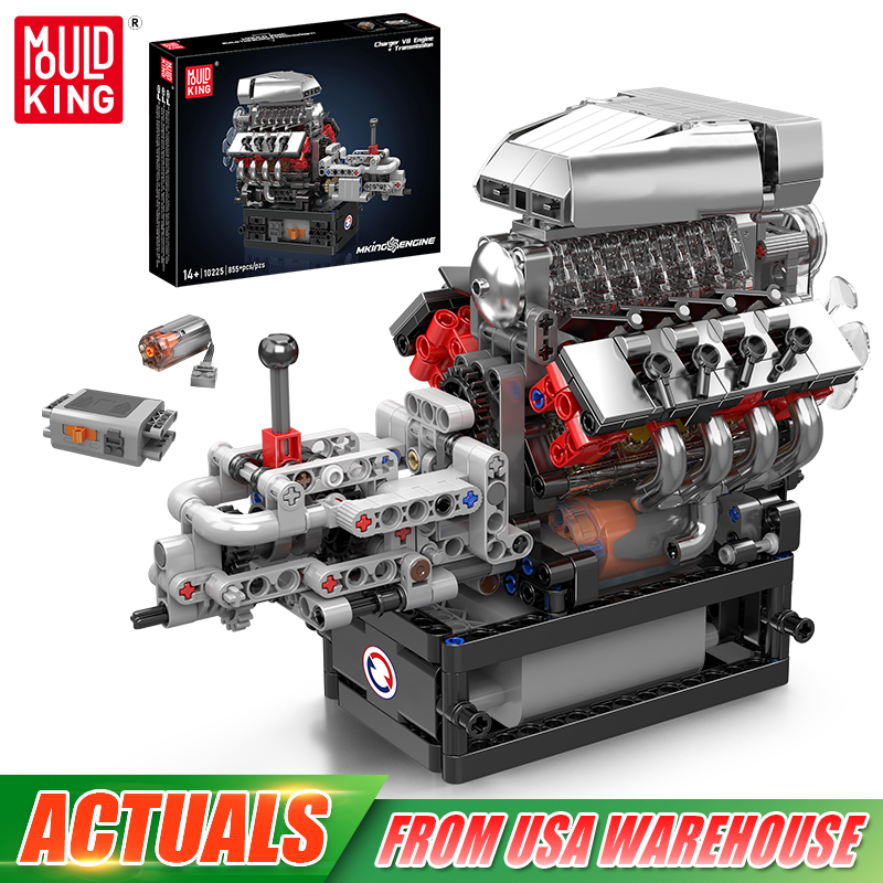 Lego Set Technic - Mould King 10225 Technical Engine Toys