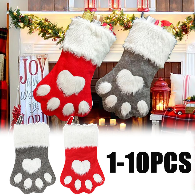 1/3/5/10PCS Cute Large Capacit - огляд і ціна Christmas Stocking Hanging