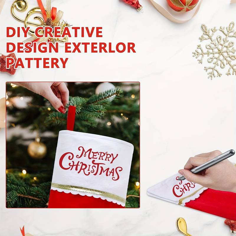 1/3/6pcs Christmas Stockings,  - огляд і ціна Christmas Stocking Hanging