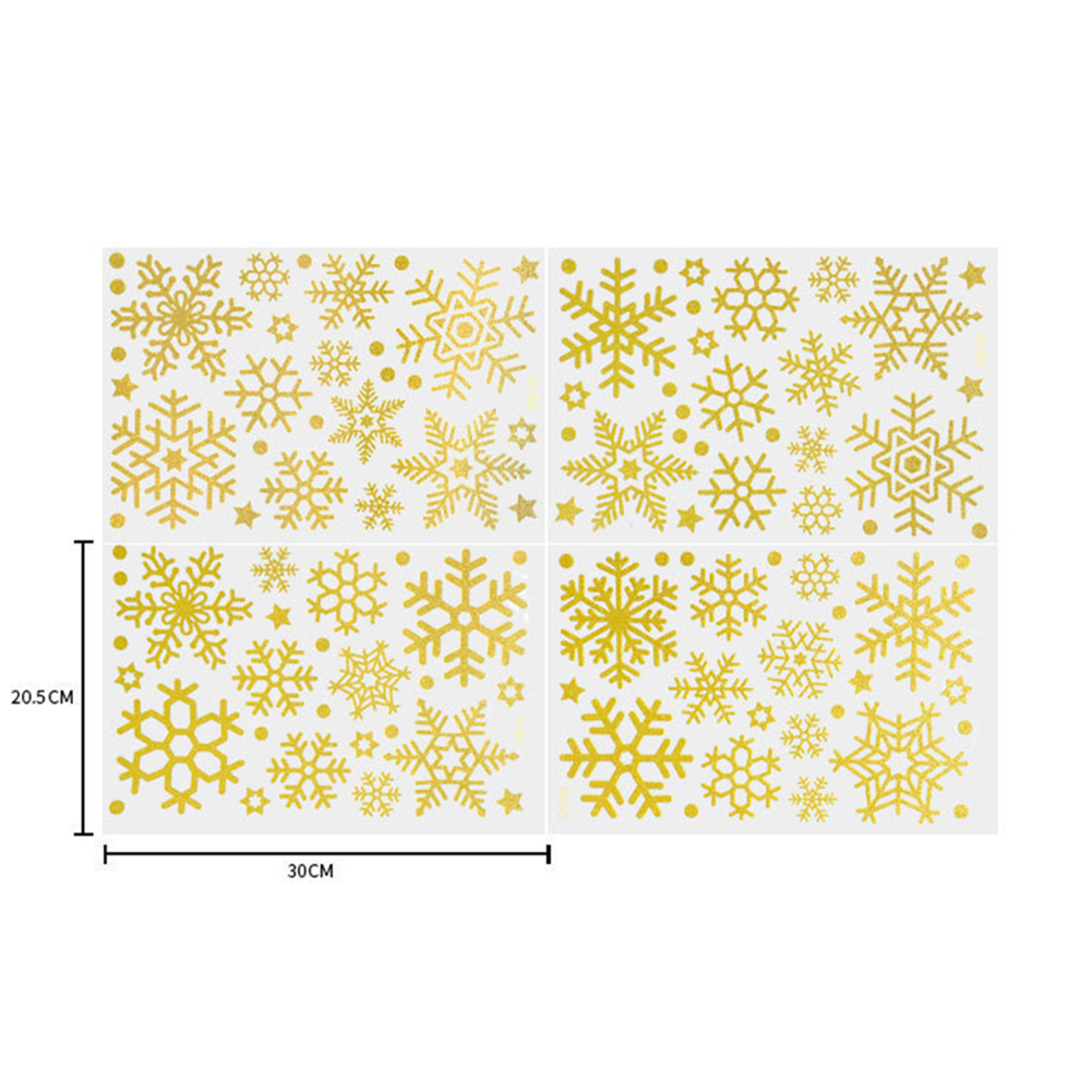 4pcs Christmas Snowflake Windo - огляд і ціна Snowflake Window Decal