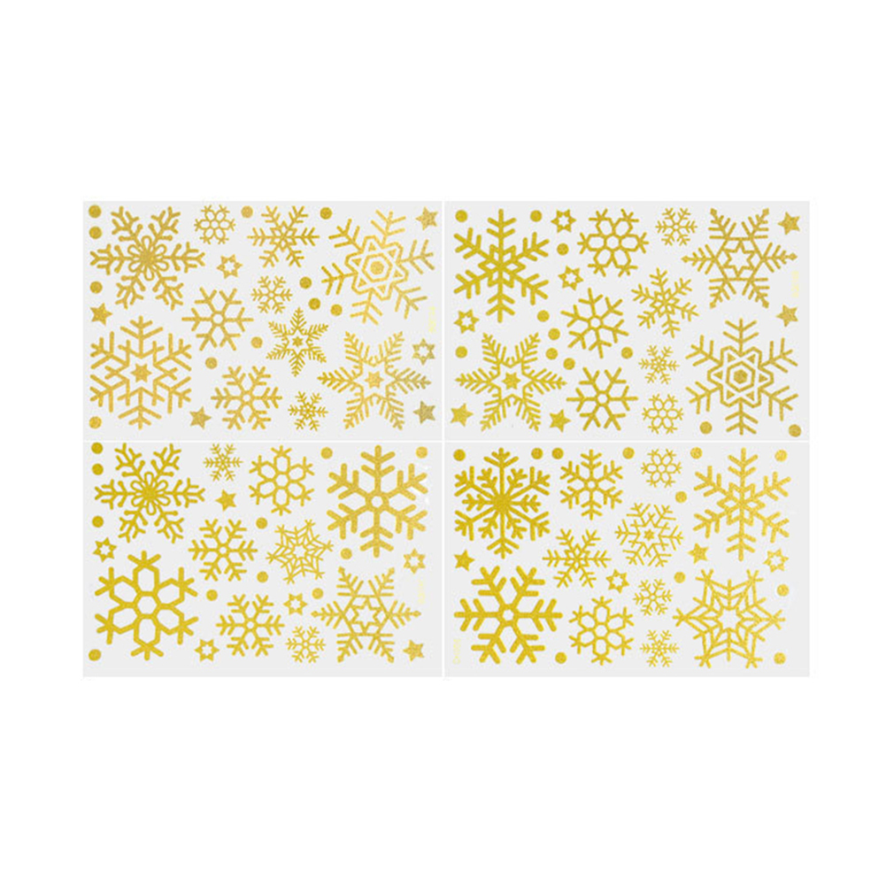 4pcs Christmas Snowflake Windo - огляд і ціна Snowflake Window Decal