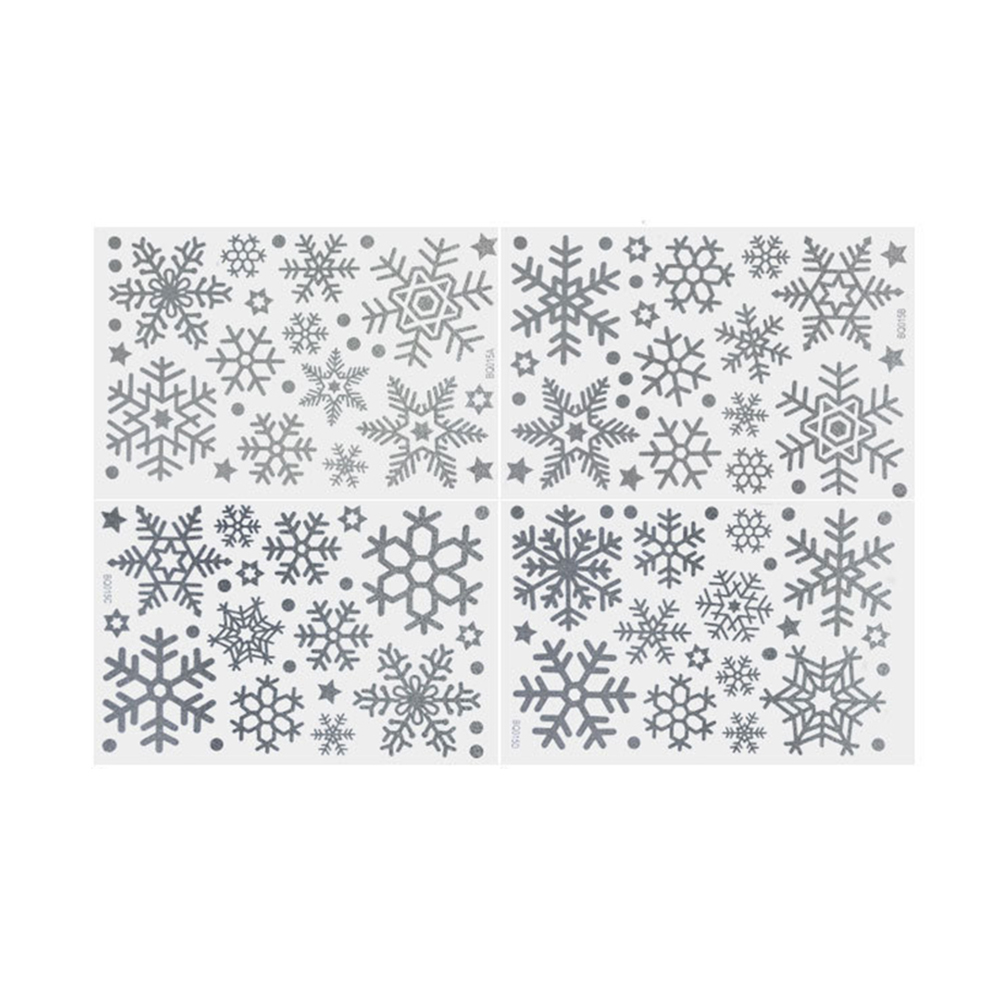4pcs Christmas Snowflake Windo - огляд і ціна Snowflake Window Decal