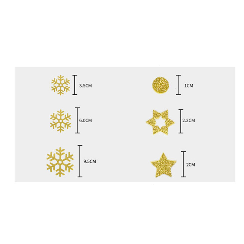4pcs Christmas Snowflake Windo - огляд і ціна Snowflake Window Decal
