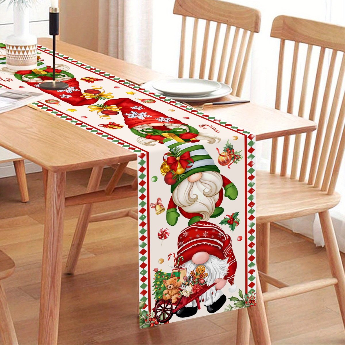 Christmas Table Runner Faceles - огляд і ціна Christmas Table Runner