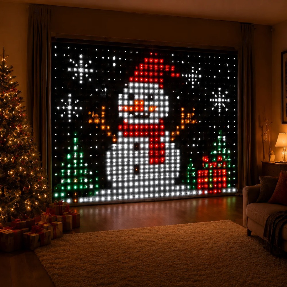 LED Pixel Curtain Lights Bluet - огляд і ціна Led Fairy String Lights