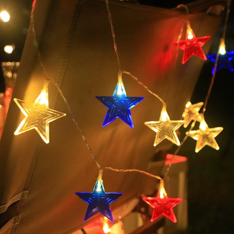 3Color Star LED String Lights  - огляд і ціна Led Fairy String Lights