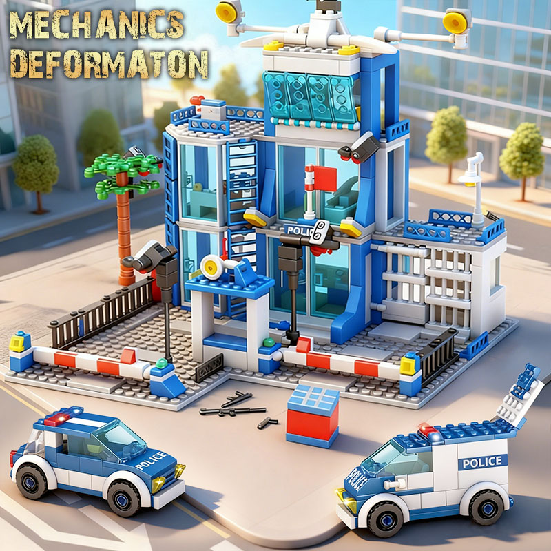 City Police Station Building B - огляд і ціна Lego Set City