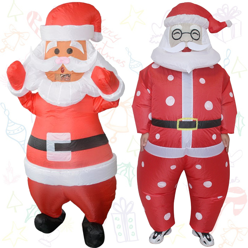 Classic Adult Santa Claus Infl - огляд і ціна Elf Costume Christmas