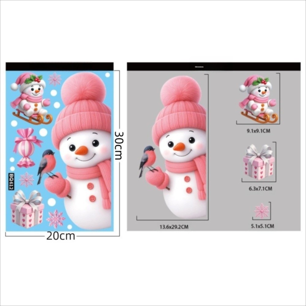 Removable PVC Window Stickers  - огляд і ціна Snowflake Window Decal