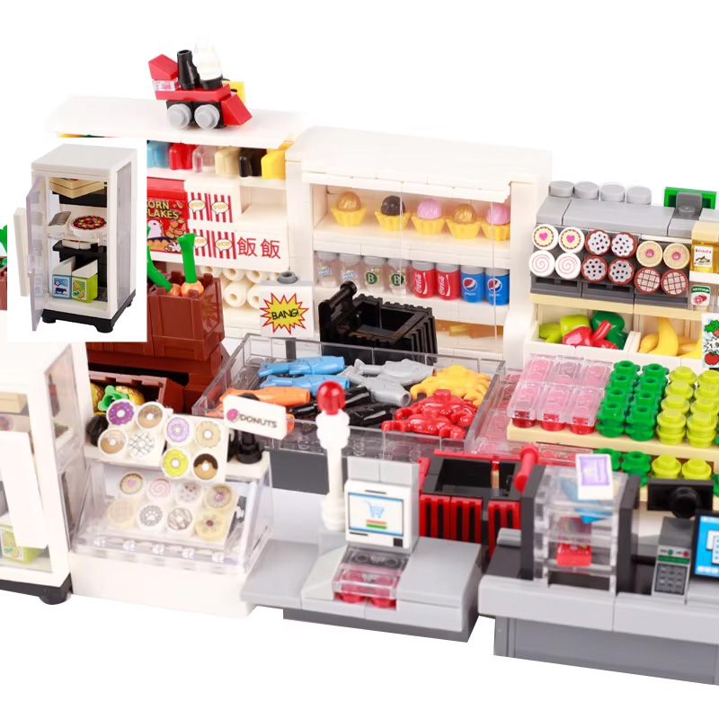 MOC City Food Building Blocks  - огляд і ціна Lego Set City