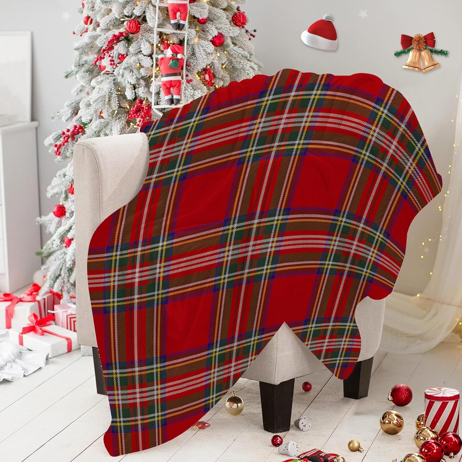 Christmas Plaid Throw Blankets - огляд і ціна Christmas Throw Blanket