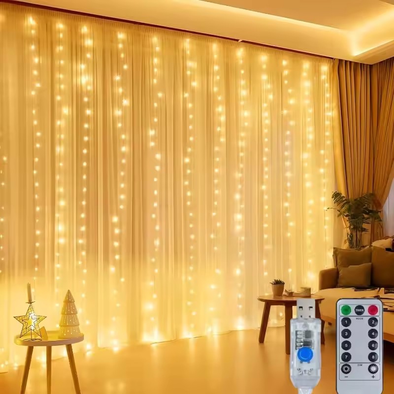 3/4/6m Curtain LED String Ligh - огляд і ціна Led Fairy String Lights