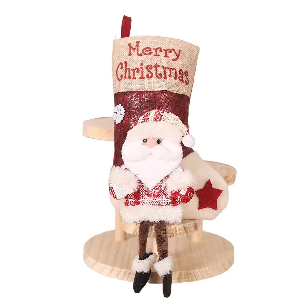 Large Santa Christmas Stocking - огляд і ціна Christmas Stocking Hanging