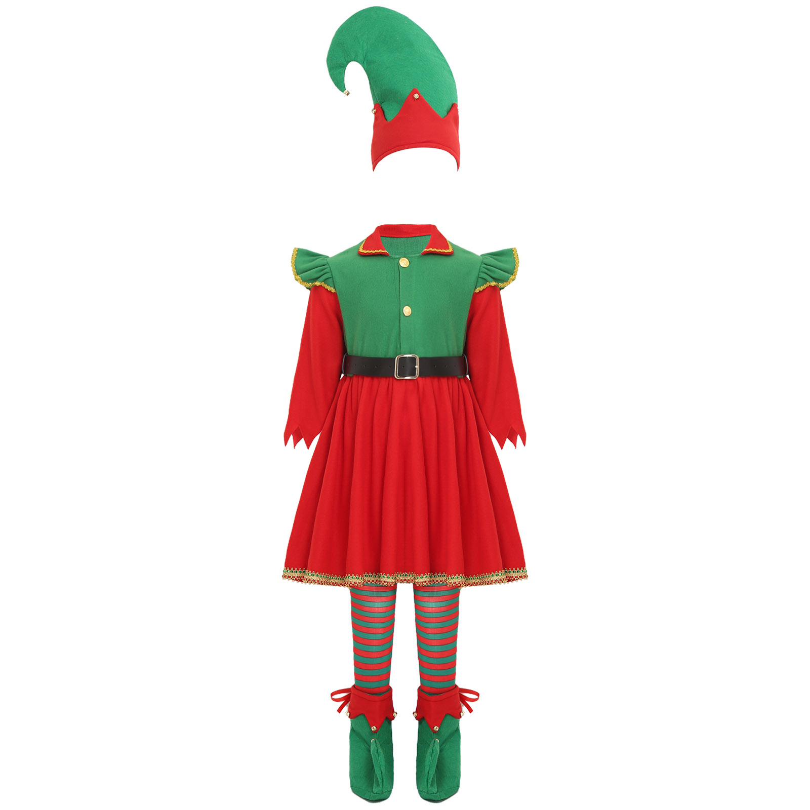 Elf Girl Christmas Costume San - огляд і ціна Elf Costume Christmas