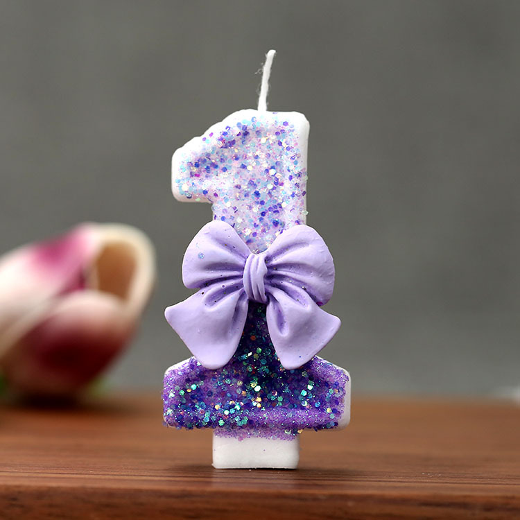 Creative Glitter Gradual Purpl - огляд і ціна Holiday Candle Set