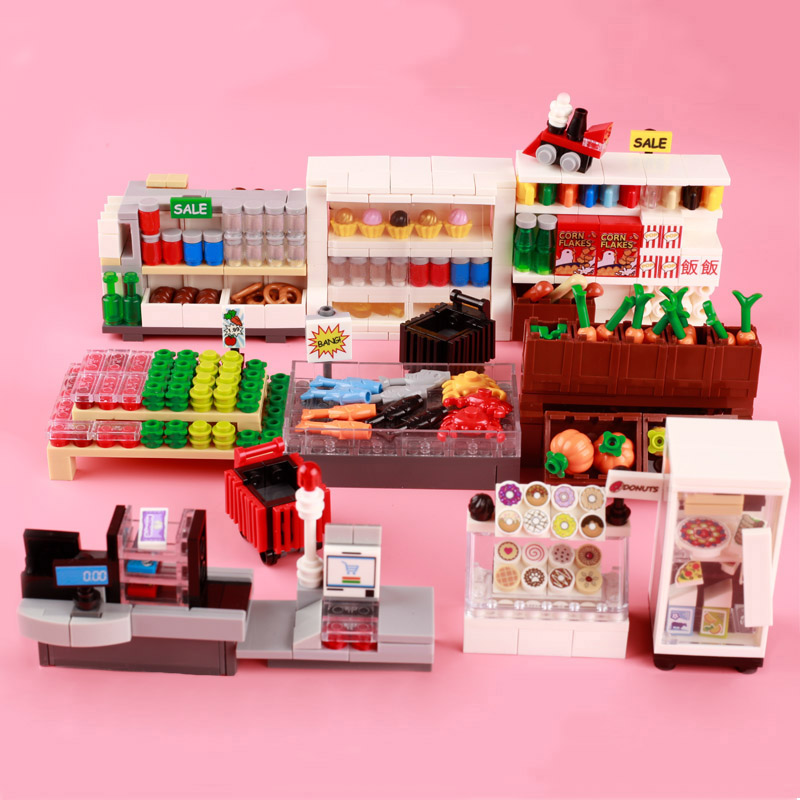 MOC City Supermarket Building  - огляд і ціна Lego Set Creator