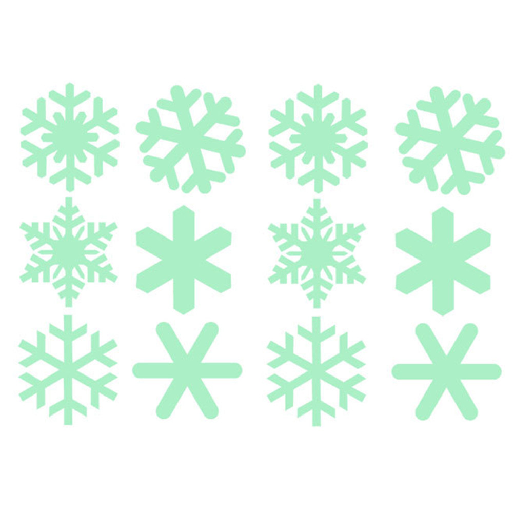 1Set Luminous Christmas Snowfl - огляд і ціна Snowflake Window Decal