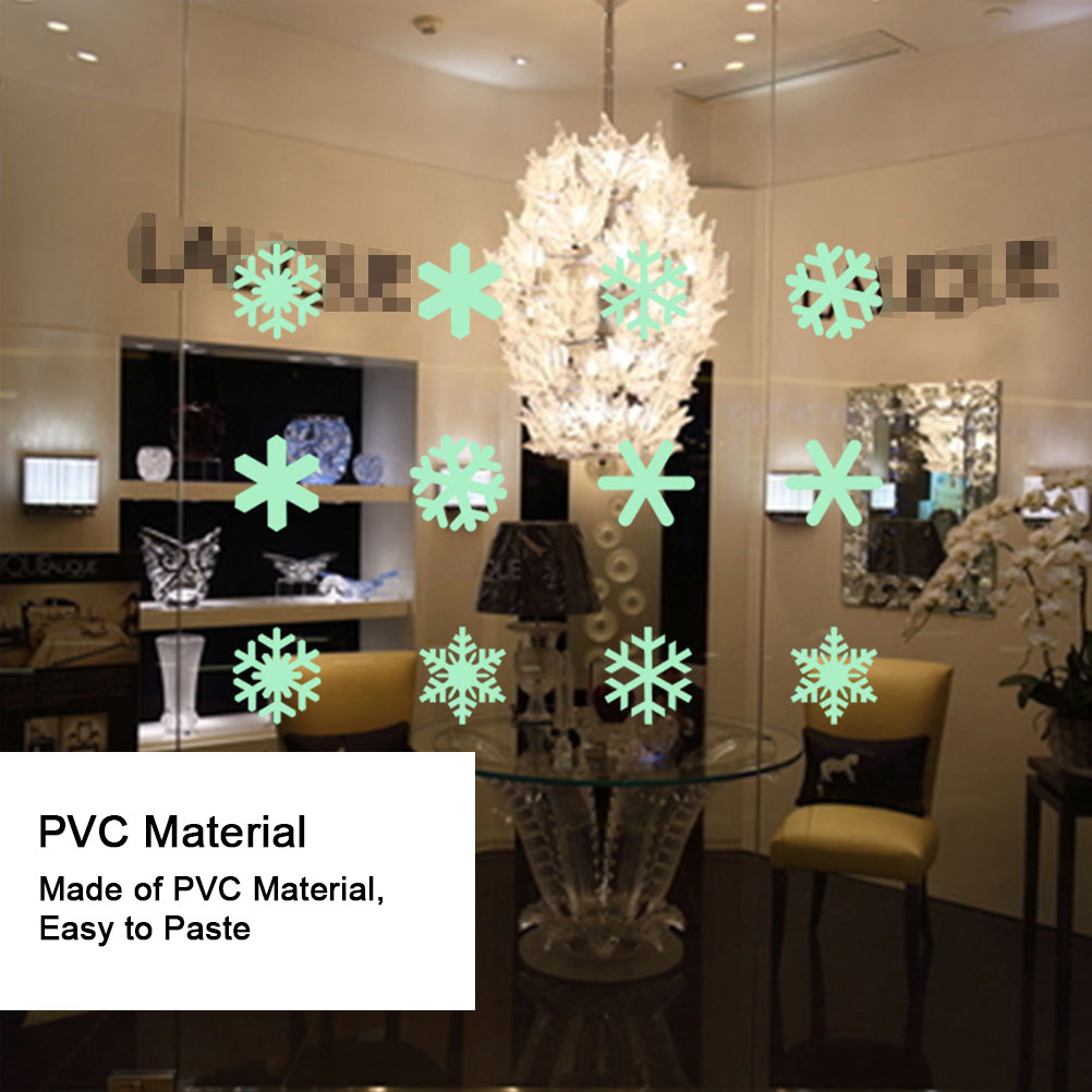 1Set Luminous Christmas Snowfl - огляд і ціна Snowflake Window Decal