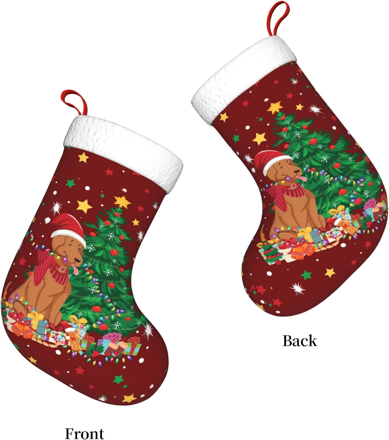 Christmas Dog Light Design 17. - огляд і ціна Christmas Stocking Hanging