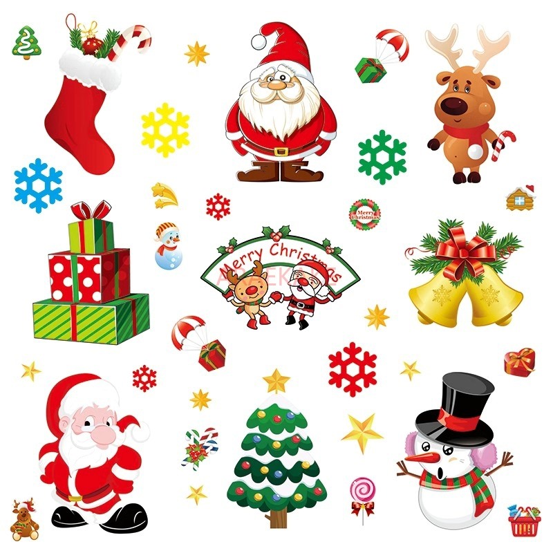 1PCS Removable Christmas Stati - огляд і ціна Snowflake Window Decal