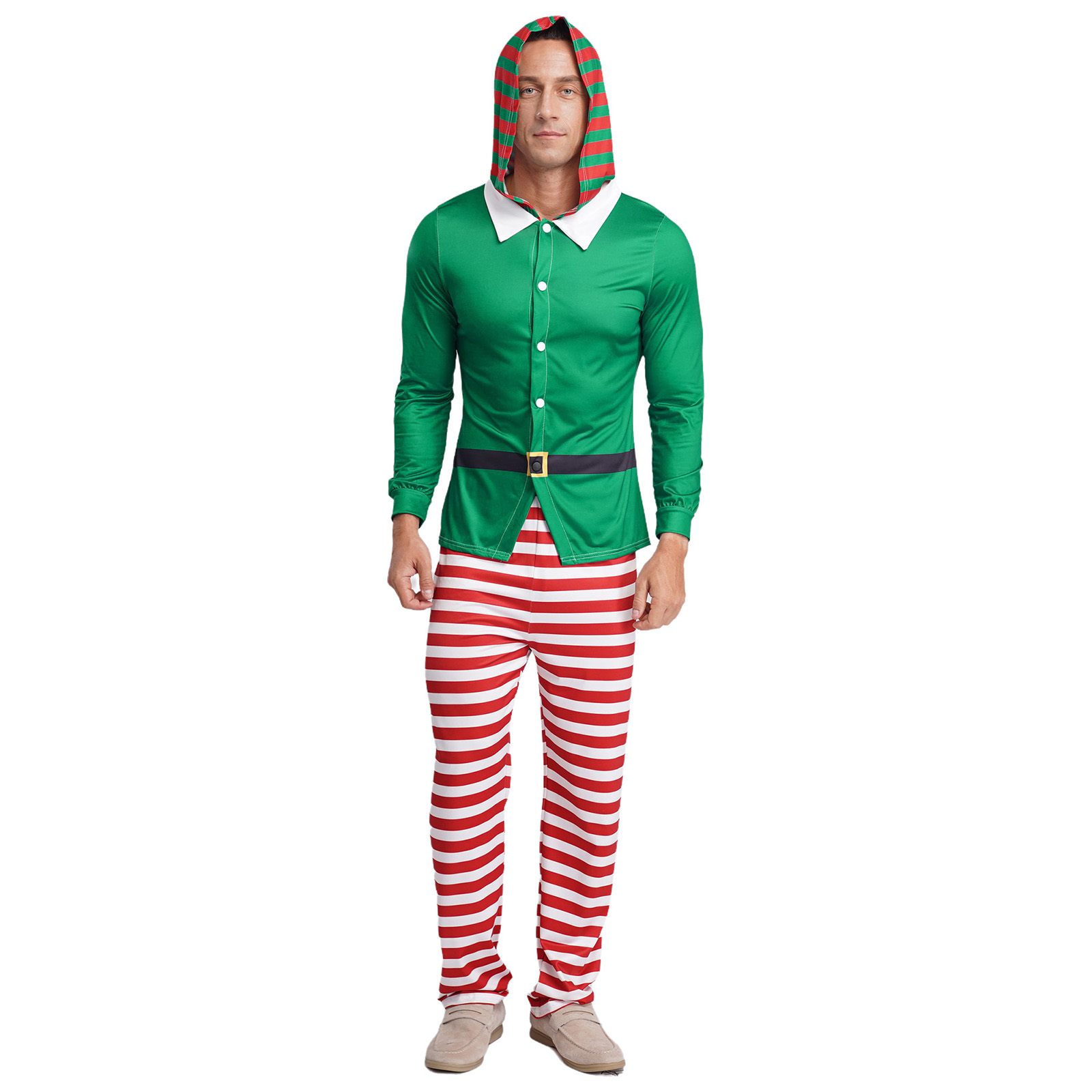 Men Christmas Elf Cosplay Cost - огляд і ціна Elf Costume Christmas