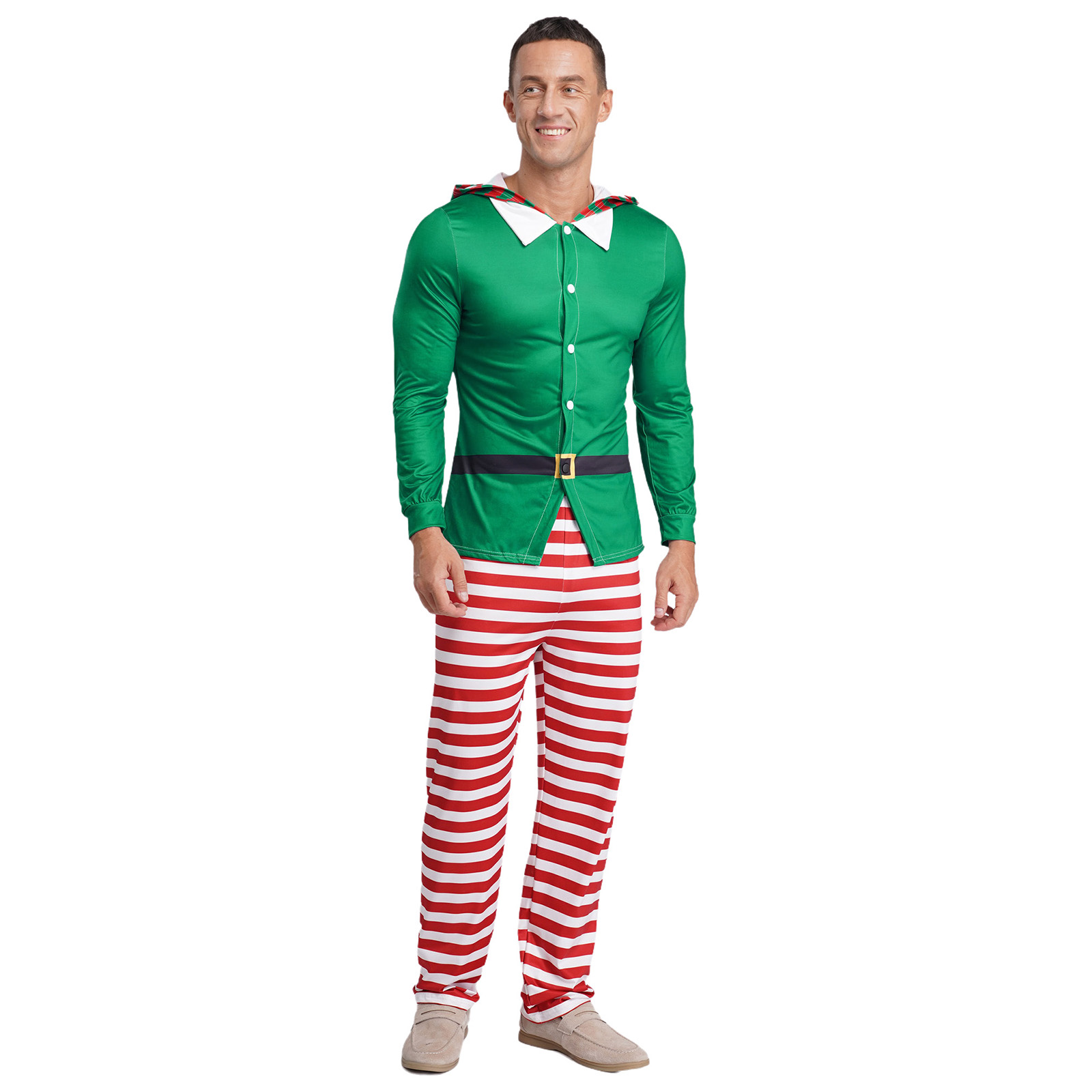 Men Christmas Elf Cosplay Cost - огляд і ціна Elf Costume Christmas