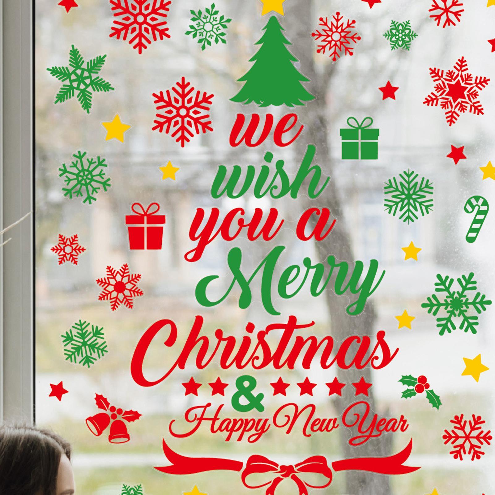 3 Pieces Christmas wall sticke - огляд і ціна Snowflake Window Decal